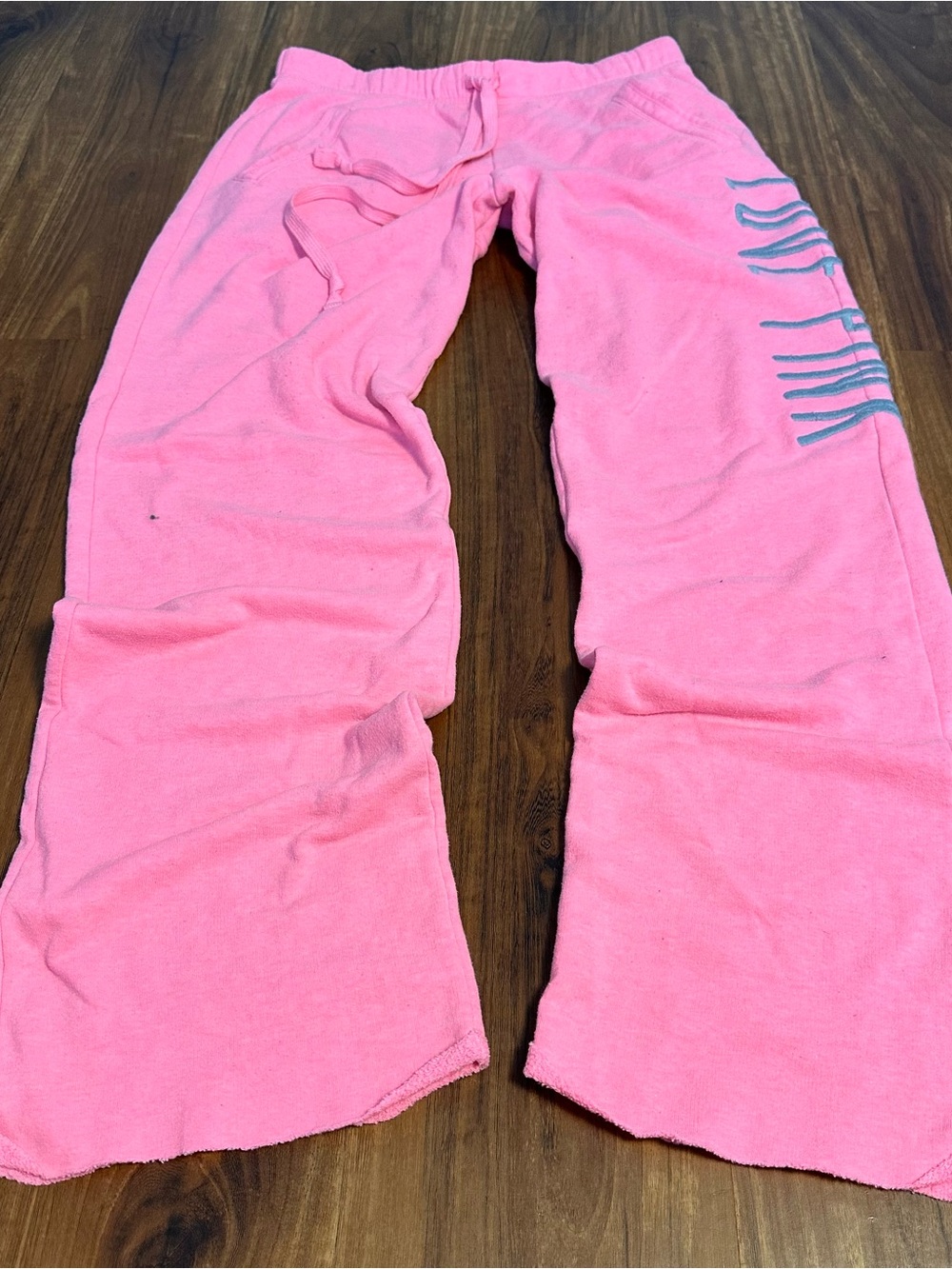 Victoria's Secret Pink Wide Leg Plush Lounge Pants